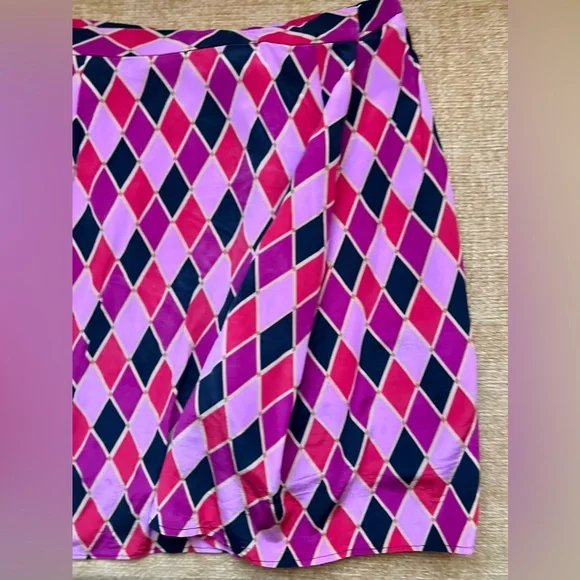 Diane Von Furstenberg Silk Assests vintage silk mini skirt - Picture 5 of 9